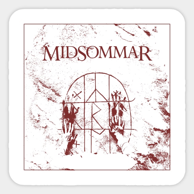 Midsommar (ᛈ) Sticker by amon_tees